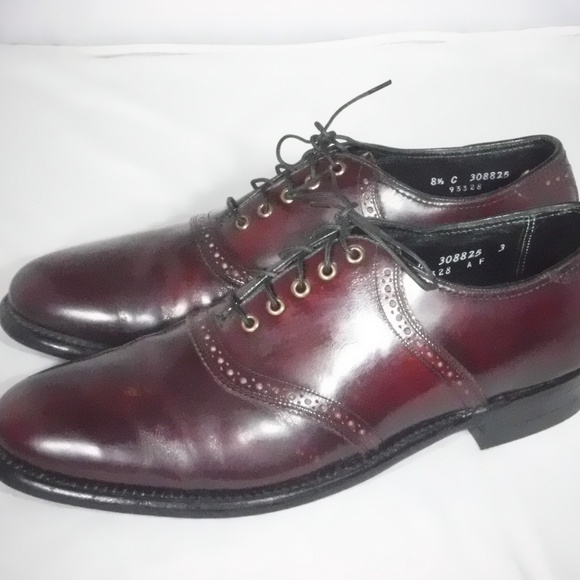 Floreseim Imperial Burgandy Almond Toe Oxford 8.5C - Picture 3 of 8